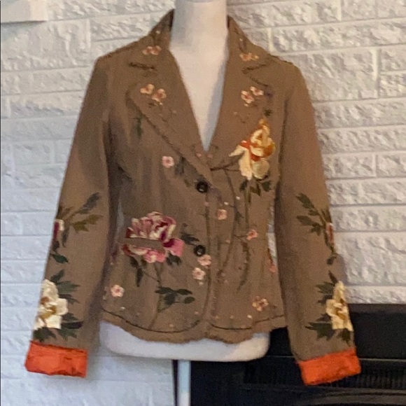 paparazzi jacket embroidered